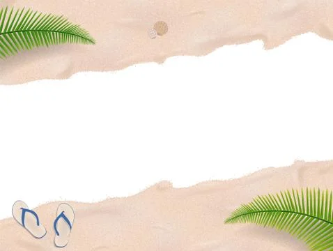 Caribbean beach Stock Illustration