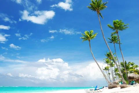 Caribbean beach Stock Photos