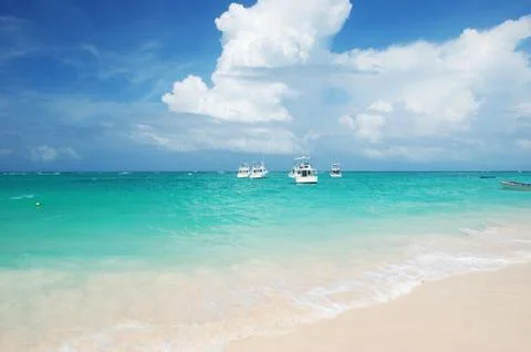 Caribbean beach Stock Photos