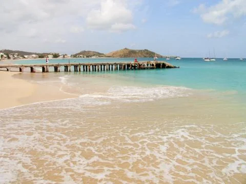 Caribbean beach. Stock Photos