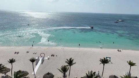Caribbean Beach Wedding Stock Footage 242079206
