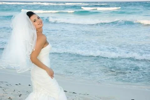 Caribbean beach wedding 写真素材