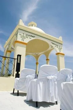 Caribbean Beach Wedding Stock Photos