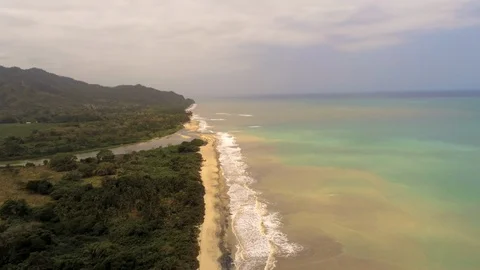 Caribbean Beacn Stock Footage 107040289