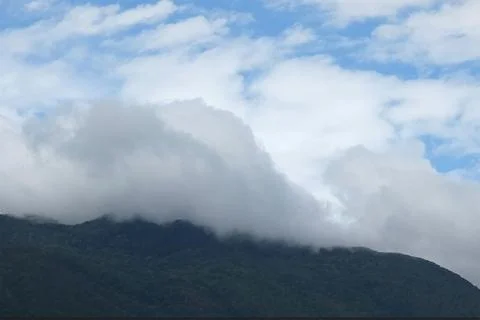 Caribbean clouds Stock Photos