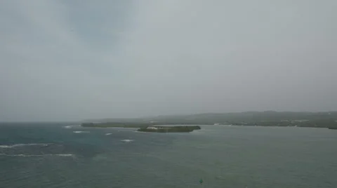 Caribbean coast line Stock Footage 46626075