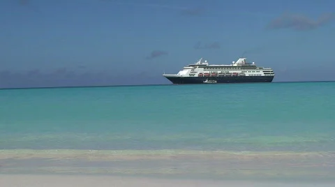 Caribbean Cruise  Stock Footage 435706