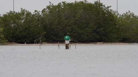 Fisherman Caribbean Stock Footage ~ Royalty Free Stock Videos | Pond5