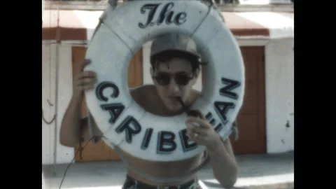 Caribbean Funny 1949 Stock Footage 142659702