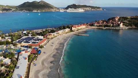 The caribbean island of st.maarten. Stock Footage 147104232