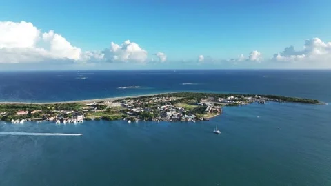 Caribbean Islands - Aerial Stock Footage