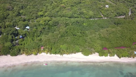 Caribbean Landscape blue and crystal water. Stock Footage 140684953