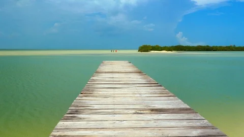 Caribbean landscape Stock Footage 95116738