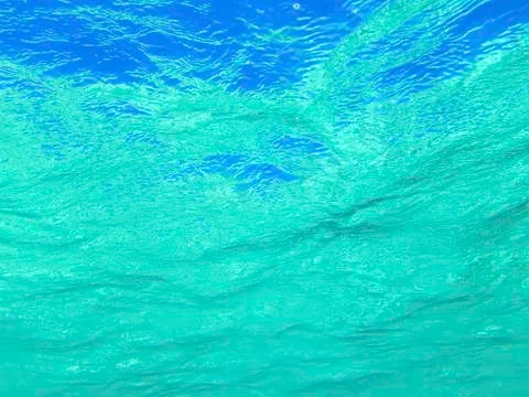 Caribbean Ocean surface Fotos de archivo