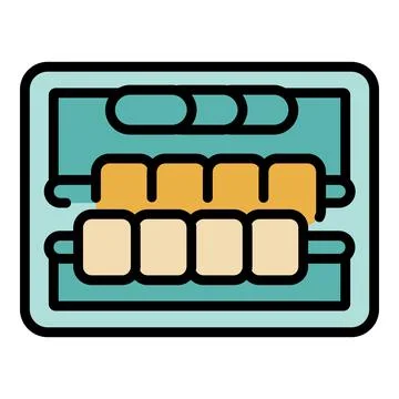 Caribbean peri stick icon vector flat Stock Illustration