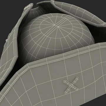 3D Model: Caribbean Pirate Hat ~ Buy Now #91388367 | Pond5