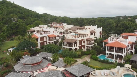 Caribbean Resort Stock Footage 105600794