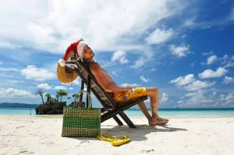 Caribbean santa Stock Photos