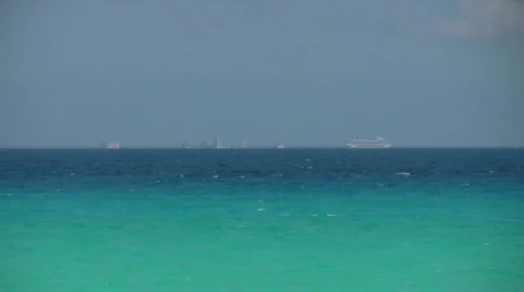 Caribbean Sea Video stock 373930