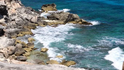 Caribbean sea Stock Footage 101833436