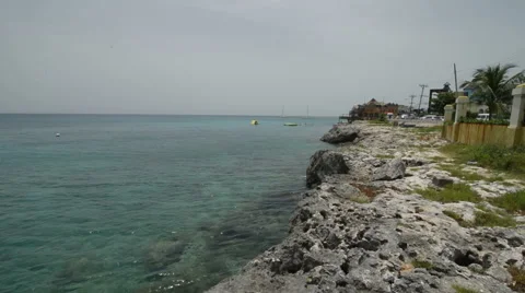Caribbean Seaside Stock Footage 46626574