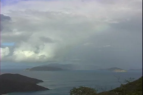 Caribbean Storm-sky 库存影片 816816
