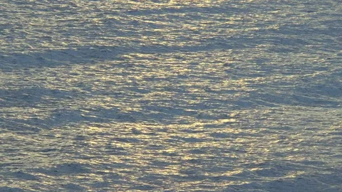 Caribbean Sunset Sea Reflection Stock Footage 106814592
