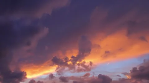 Caribbean Sunset Timelapse Stock Footage 11895423
