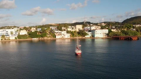 Caribbean: Vieques Beach 2 Video stock 97084759