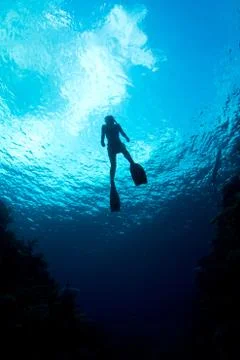 Caribbean waters Stock Photos