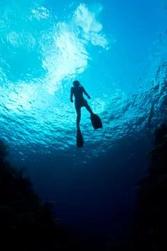 Caribbean waters Stock Photos