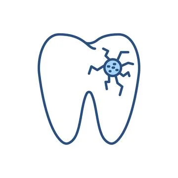Caries Icon Stock Illustration