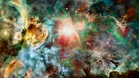 Carina Nebula in outer space. Elements of this image furnished by NASA Stock Photos