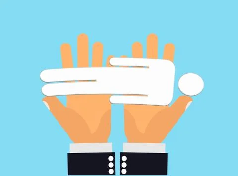 Caring Compassionate Hands Stock Illustration