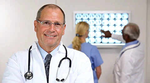 Caring Doctor Stock Footage 43357015