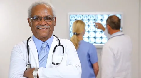 Caring Doctor Stock Footage 43357029