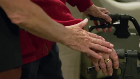 Caring for the elderly Stock Footage 131792491