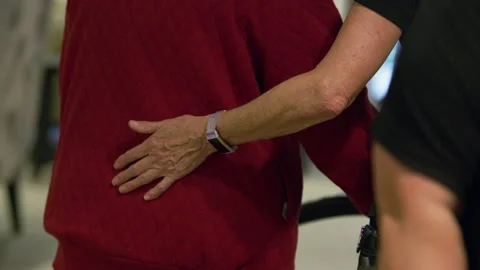 Caring for the elderly Stock Footage 131792739