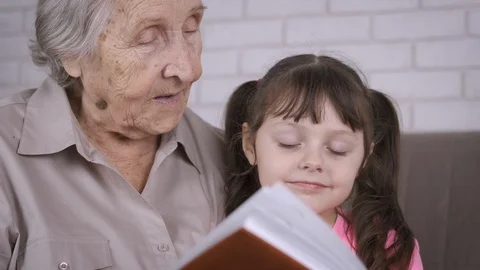 Caring for grandchildren. Stock Footage 102619451