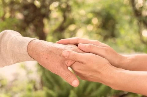 Caring hands Stock Photos