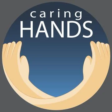 Caring Hands Symbol Stock Illustration