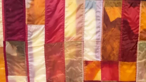 Carla Edwards Flag Pan Stock Footage 244762022