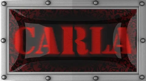 Carla on led Stock Footage 8684639