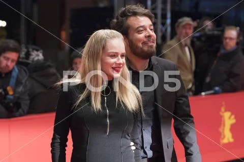 Carla Nieto and Leonardo Ortizgris during Berlinale 2018 Stock Photos