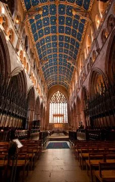 Carlisle cathedral interior Stock Photos