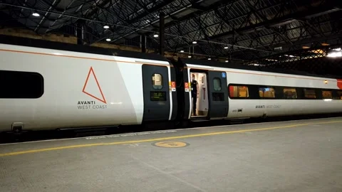 Carlisle Train Station Motionlapse Stock Footage 160874977