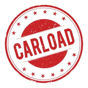 CARLOAD stamp sign Stock Illustration