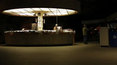 Carlsbad Caverns underground gift shop-41 Stock Footage 47053369