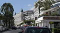 Carlton Hotel Intercontinental Car Traffic French Riviera Cannes Cote d'Azur HD Footage