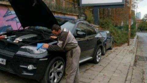 CarMechanic3 Stock Footage 117235357